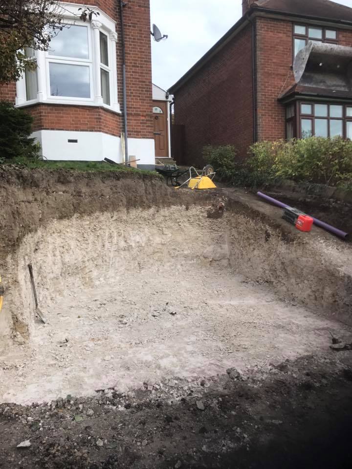 Steep driveway solution in High Wycombe