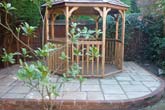 Wooden Pagoda and Terrace Decking